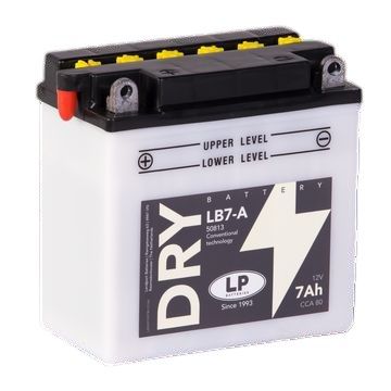 LANDPORT akumulátor YB7-A (MD LB7-A) 12V 7AH (CCN 80) 135X75X133 obsluhovaný - elektrolyt zvlášť (6) UE2019/1148 (LANDPORT akumulátor YB7-A (MD)